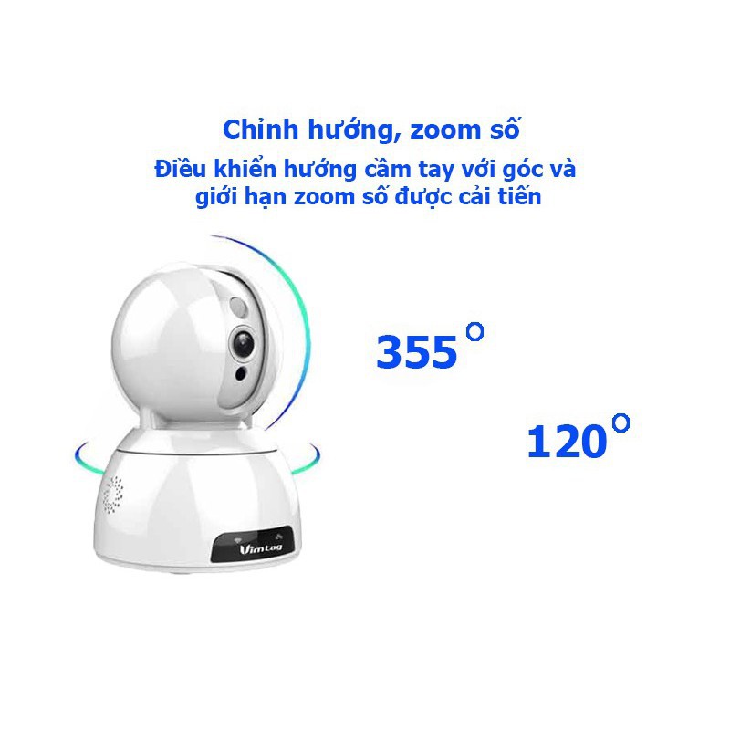 CAMERA IP WIFI - VIMTAG CP2-X Tặng thẻ 32gb