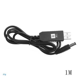 Dây cáp tăng áp chuyển đổi USB DC 5V sang đầu cắm DC 9V 2.1x5.5mm dành cho bộ định tuyến
