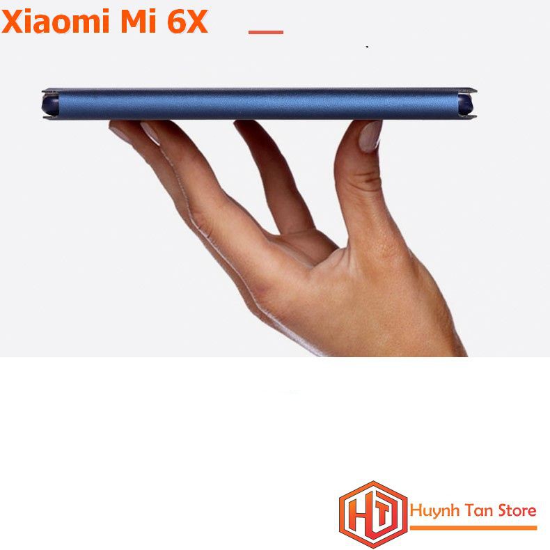 Bao da Xiaomi MI 6X / MI A2 [NÚT CÀI] cao cấp 3 tiện ích