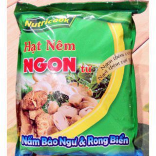 Hạt nêm nấm bào ngư và rong biển chay 800g.