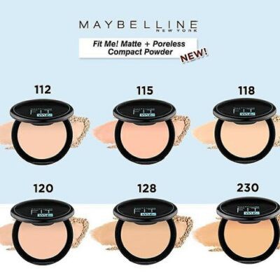 Phấn Nén Maybelline Fit Me Kiềm Dầu 12H Chỉ Số Chống Nắng SPF28 /PA+++ Hộp Tròn - 6g