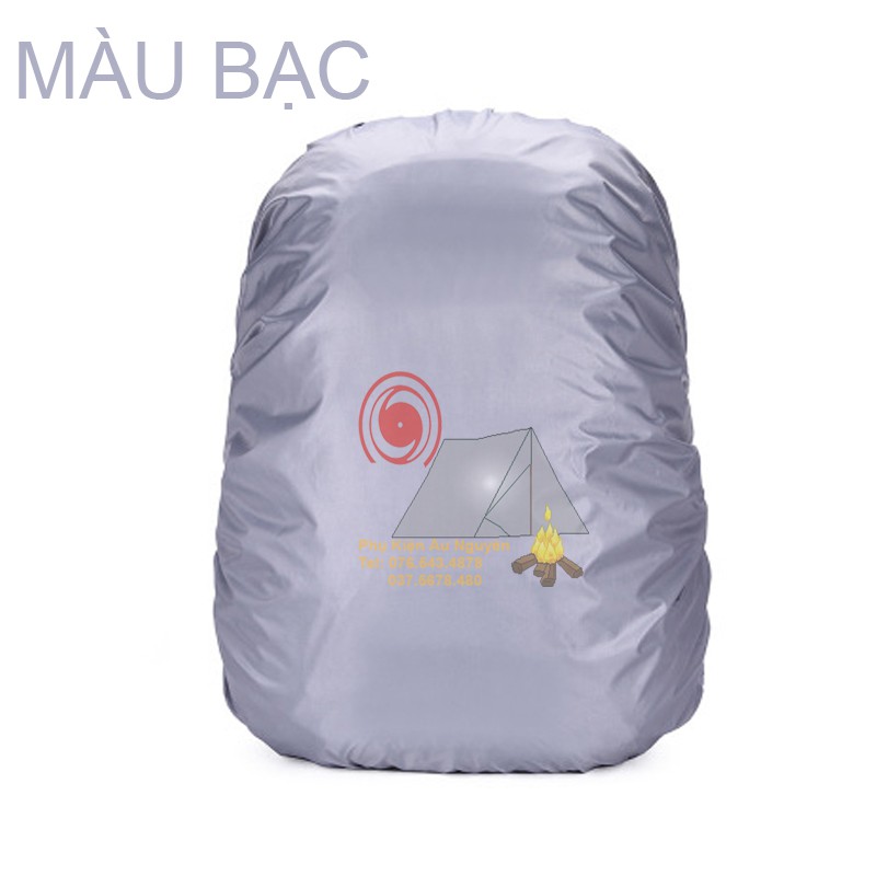 Túi trùm balo đi mưa 55-60 lít