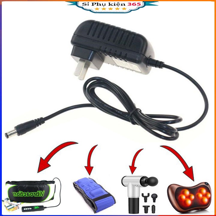 Củ sạc dành cho các loại máy mát xa , gối mát xa,đèn pin camera...