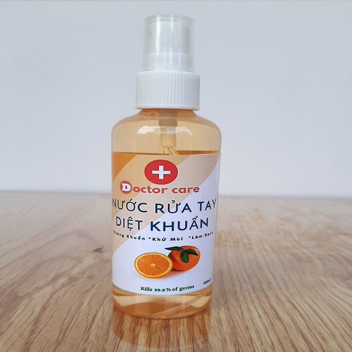 Nước rửa tay khô Diệt Khuẩn Doctor Care- Hương Cam chai 250ml