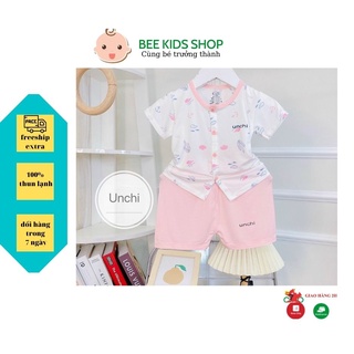 ❤️❤️❤️bộ cộc cúc giữa unchi ❤️❤️ vải petit