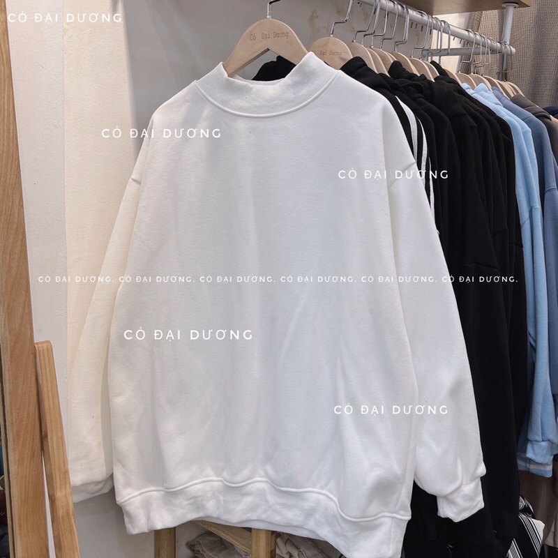 áo nỉ cổ 3p trơn | BigBuy360 - bigbuy360.vn