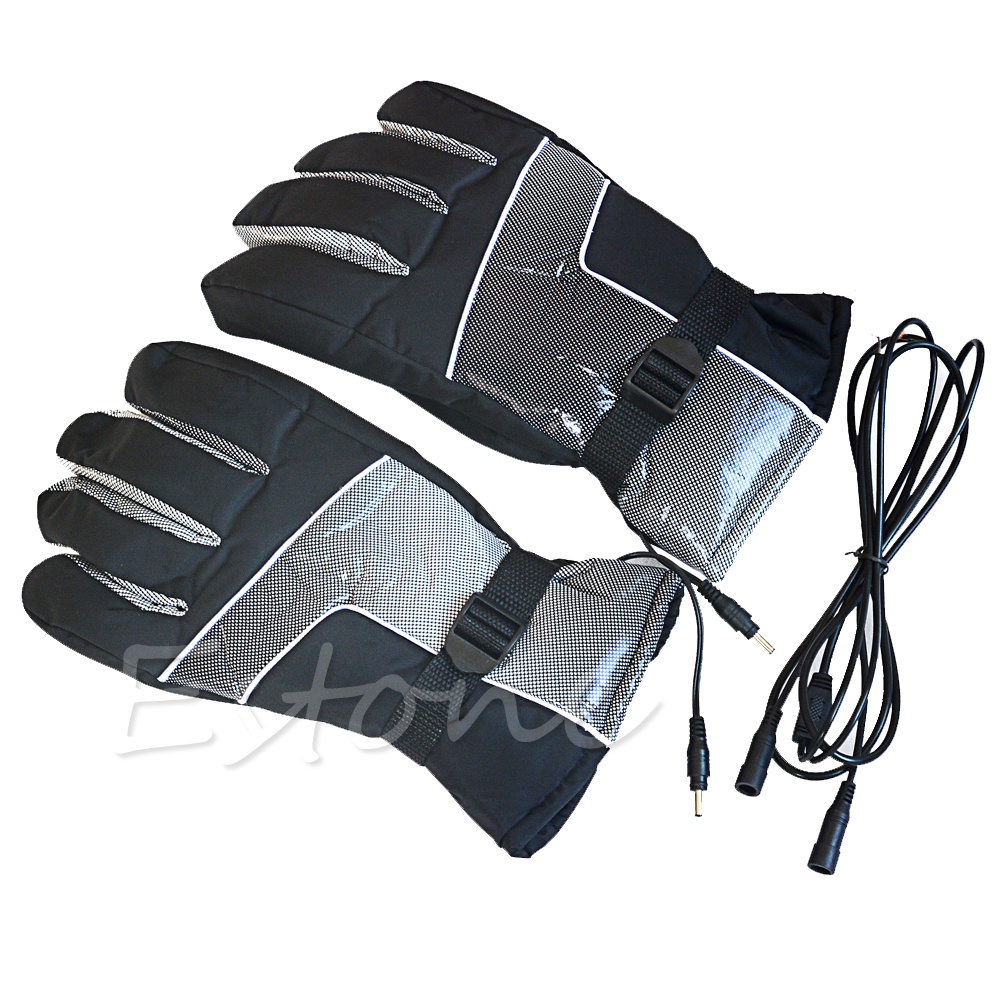 Găng Tay Sưởi Ấm Bằng Điện Chống Nước Dùng Trượt Tuyết Mùa Đông Cho Nam