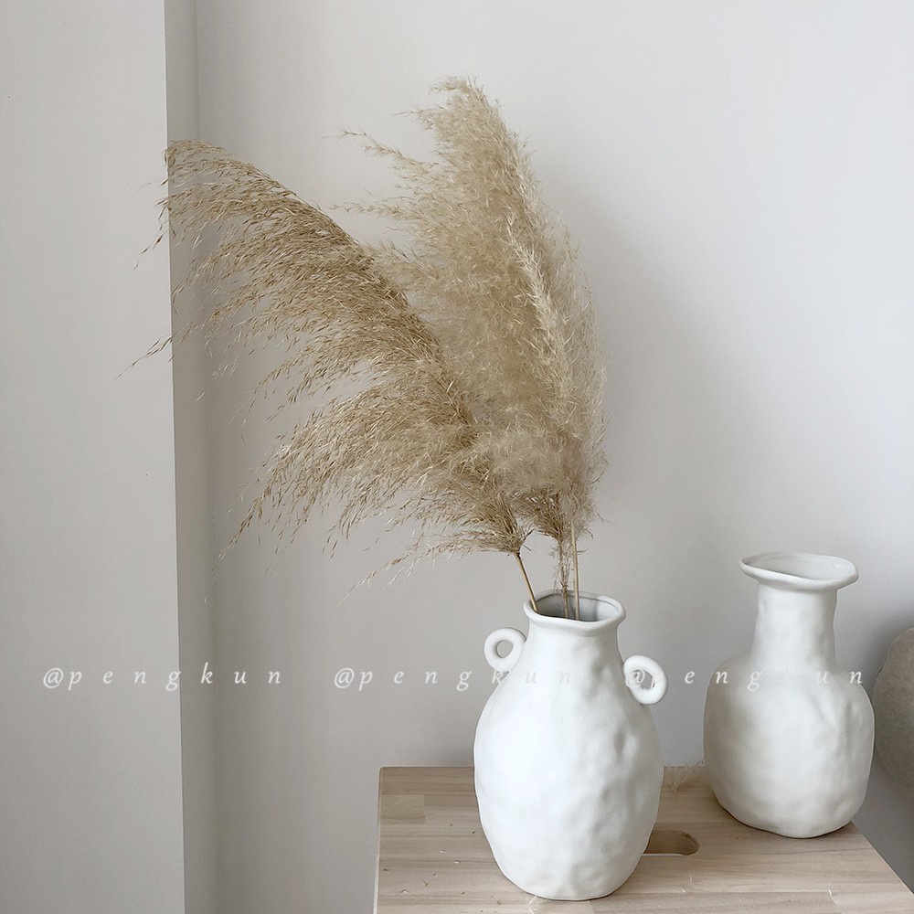 Bình gốm sứ cắm hoa trang trí nội thất kiểu dáng đơn giản thanh lịch