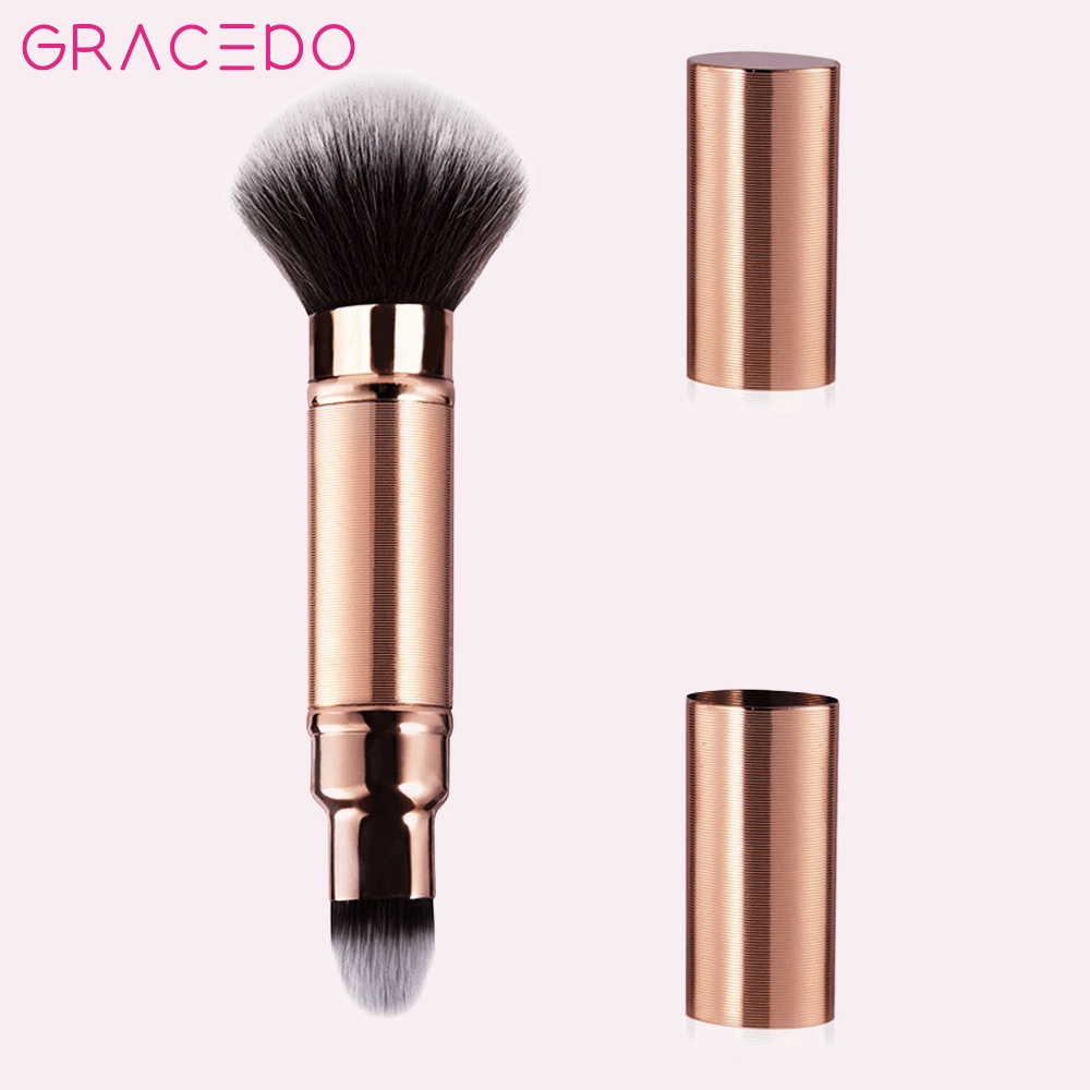 GRACEDO Cọ Trang Điểm Cọ Trang Điểm 2 Trong 1 Hai Đầu Cọ Đánh Nền Mềm Chuyên Nghiệp Cho Dụng Cụ Trang Điểm Tán Kem Che Khuyết Điểm