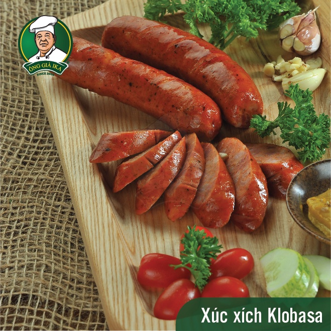 Xúc xích Klobasa Ông già IKA 500g