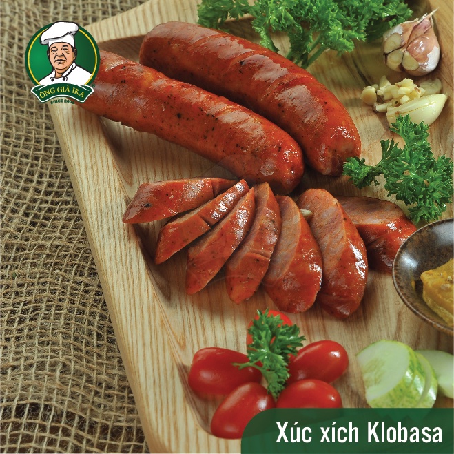 Xúc xích Klobasa 500g Ông già IKA