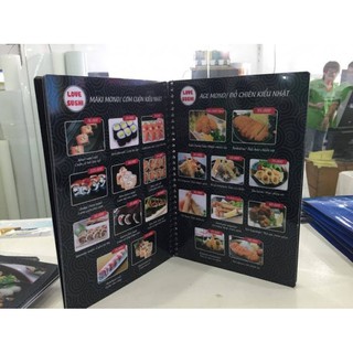 In menu nhựa A4 giá rẻ
