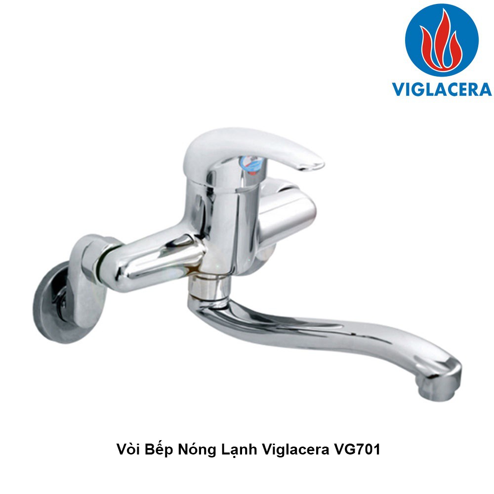 Vòi rửa bát  nóng lạnh gắn tường Viglacera VG701