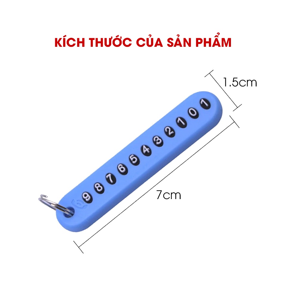 Móc Khóa Số Điện Thoại Chống Thất Lạc chìa khóa xe máy oto Tâm Luân