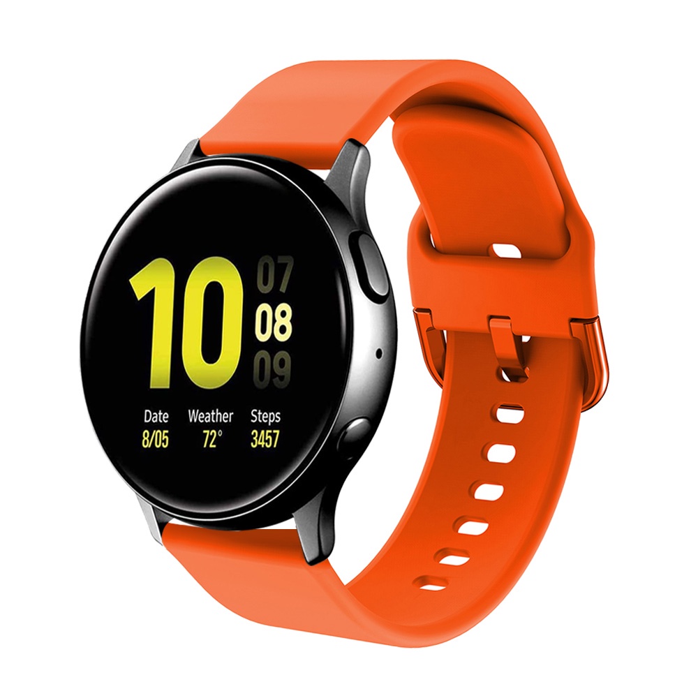 Dây đeo silicon 20mm cho đồng hồ thông minh Samsung Galaxy Active 2 40mm 44mm