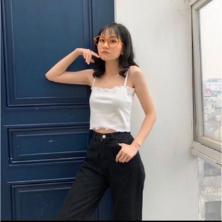 Áo 2 dây cuốn biên