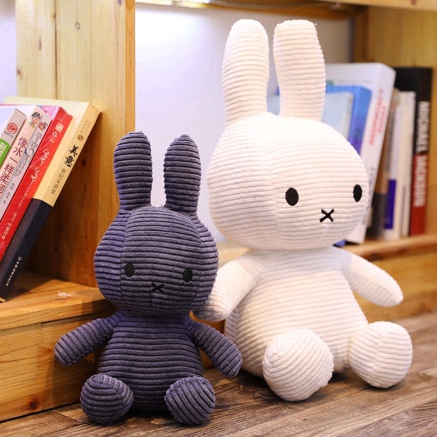 MiffyThỏ bông Miffy dễ thương size 25 cm chất liệu bông nhung mịn cao cấp 8 màu, thú bông đáng yêu cho bé - Happy Hug
