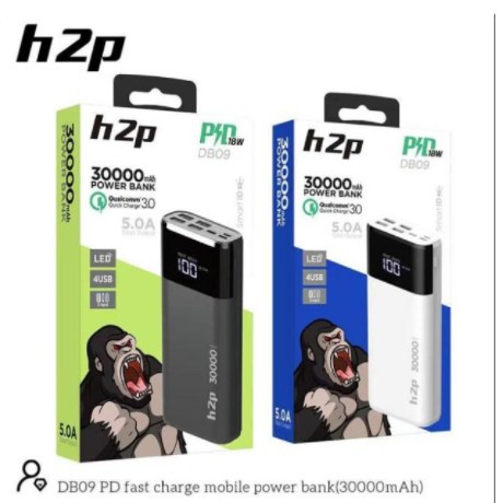 Sạc dự phòng iphone 30000mAh HOCO DB09 hỗ trợ sạc nhanh PD 18W có đèn led hiển thị - SATOPA OFFICIAL