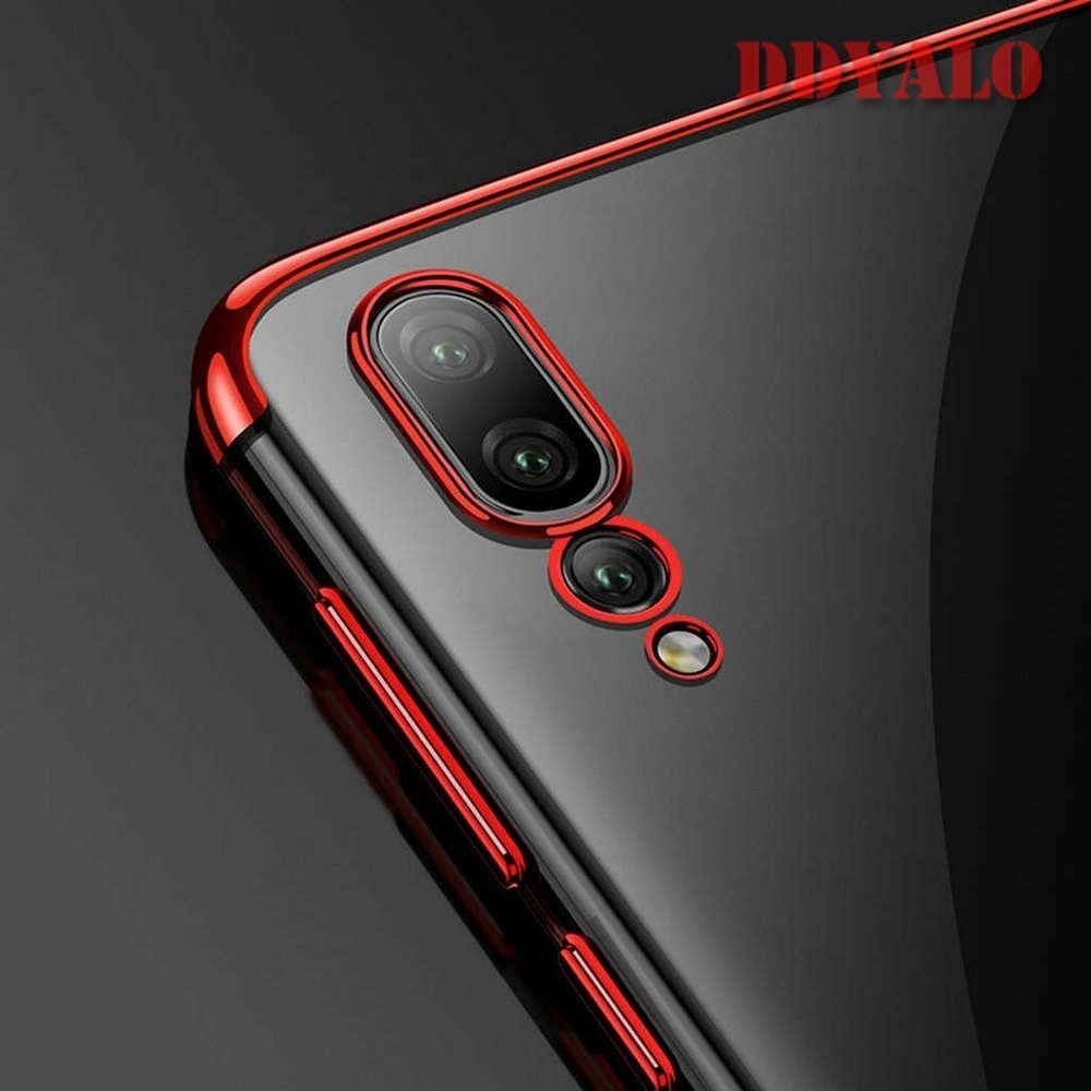 Ốp điện thoại dẻo viền màu thời trang cho Huawei Nova 3 3i 3e 2i 4 4e 2Lite V20 Y6 Pro/Y7/Y7 PRO 2019 P30 P30pro P20pro