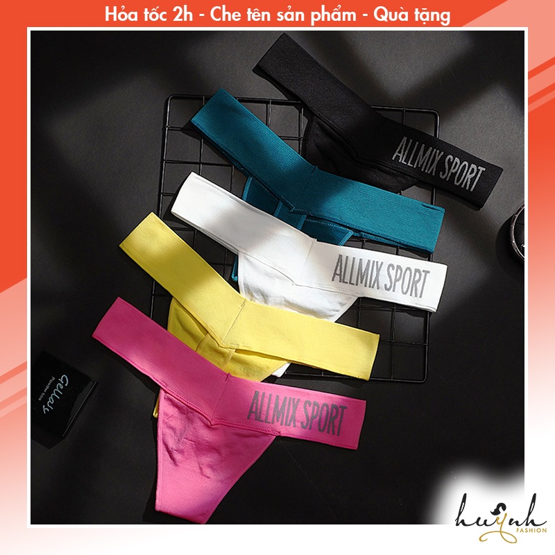 Quần lót lọt khe Allmix Sport cạp chữ V dáng thể thao đóng túi riêng - C11