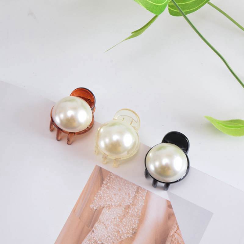 Kẹp Tóc Càng Cua Đính Ngọc Trai Thời Trang Cho Nữ