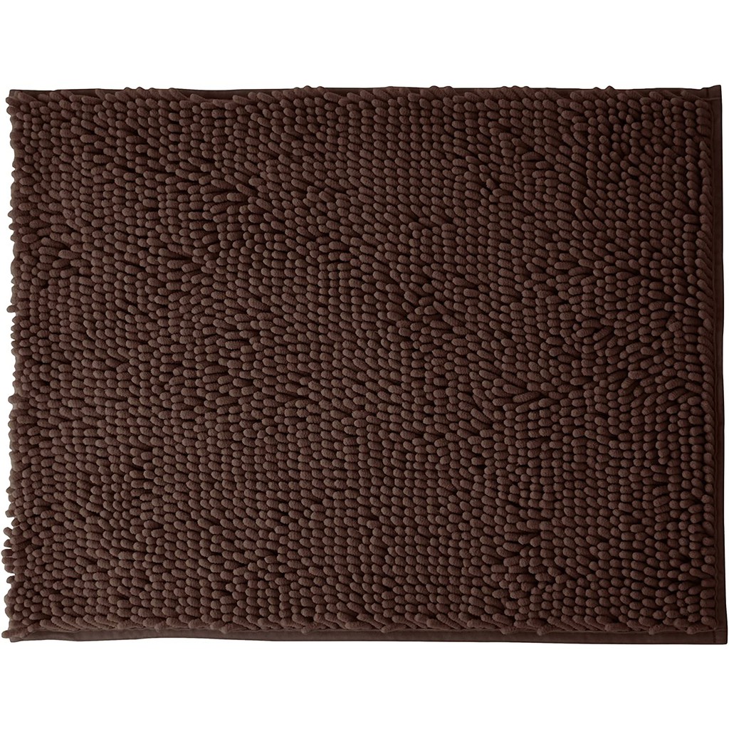 01 THẢM CHÙI CHÂN NHÀ TẮM CAO CẤP SUSU- SỢI MICROFIBER SIÊU THẤM HÚT-CONDOR- KÍCH THƯỚC 50X80CM-MÀU NÂU, ĐEN TUYỀN