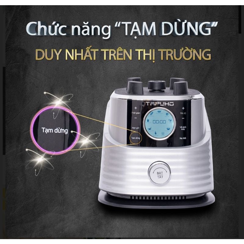 [Mã ELHA22 giảm 6% đơn 300K] Máy Làm Sữa Hạt TAPUHO T01 Bảo Hành 24 Tháng