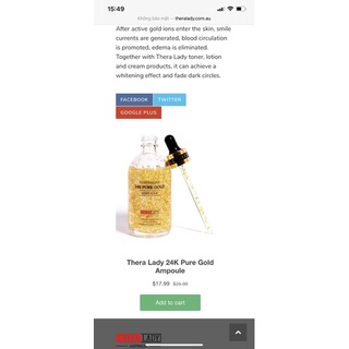 Serum tinh chất vàng 24k Úc 100ml (tặng kèm thanh lăn)