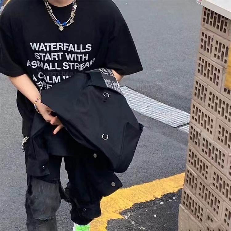 FAR.ARCHIVE letter print short-sleeved Korean niche design vibe style loose fashion T-shirt