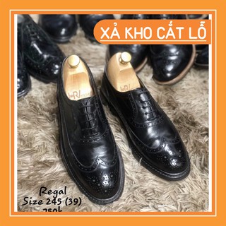 [Giày 2hand] [Size 39] Kiểu Dáng Oxford Thương Hiệu Regal Sang Trọng Phù Hợp Với Mọi Loại Quần