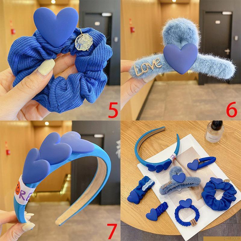 Băng đô cài tóc hình trái tim dễ thương cho nữ