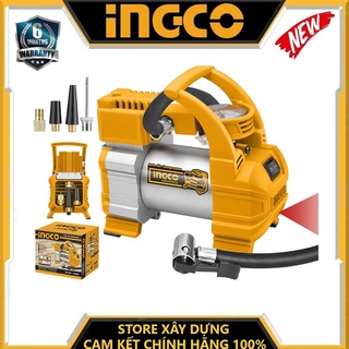 MÁY BƠM HƠI LỐP XE Ô TÔ 12V (140PSI(10BAR)) INGCO AAC1408 - HÀNG CHÍNH HÃNG