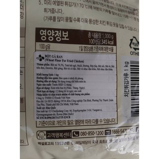 BỘT CHIÊN GÀ BEKSUL (1KG)