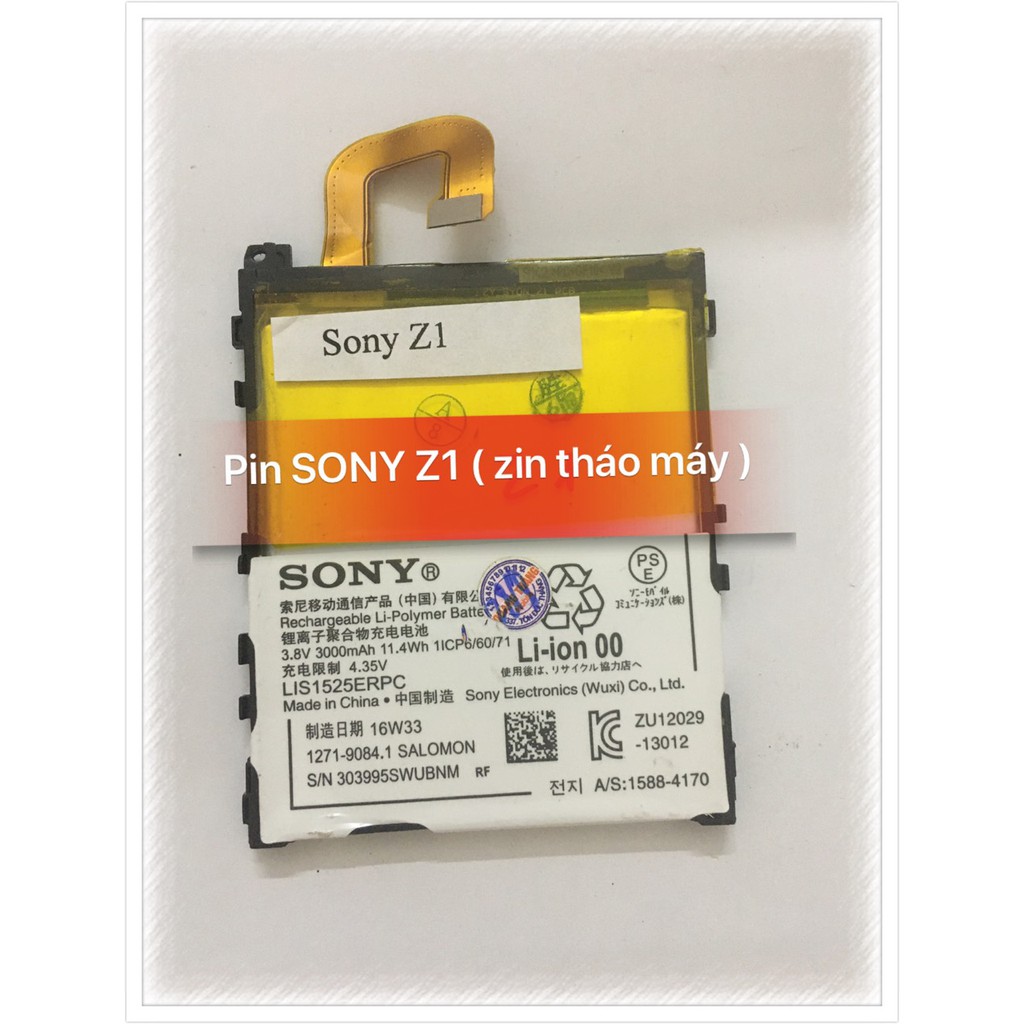 Pin SONY Z1 ( zin tháo máy )