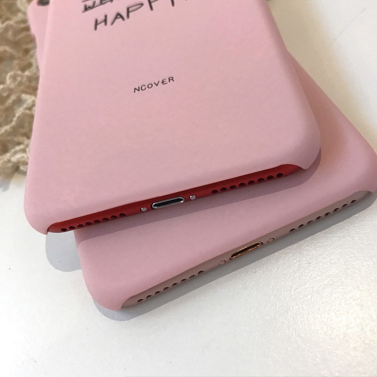 Ốp lưng điện thoại nhựa cứng iPhone5 5s 6 6s 7 8 6plus 8plus Case Plushồng có chữ | BigBuy360 - bigbuy360.vn