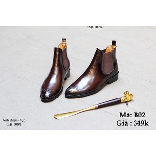 Chelsea Boot da nâu - Tăng chiều cao 6cm