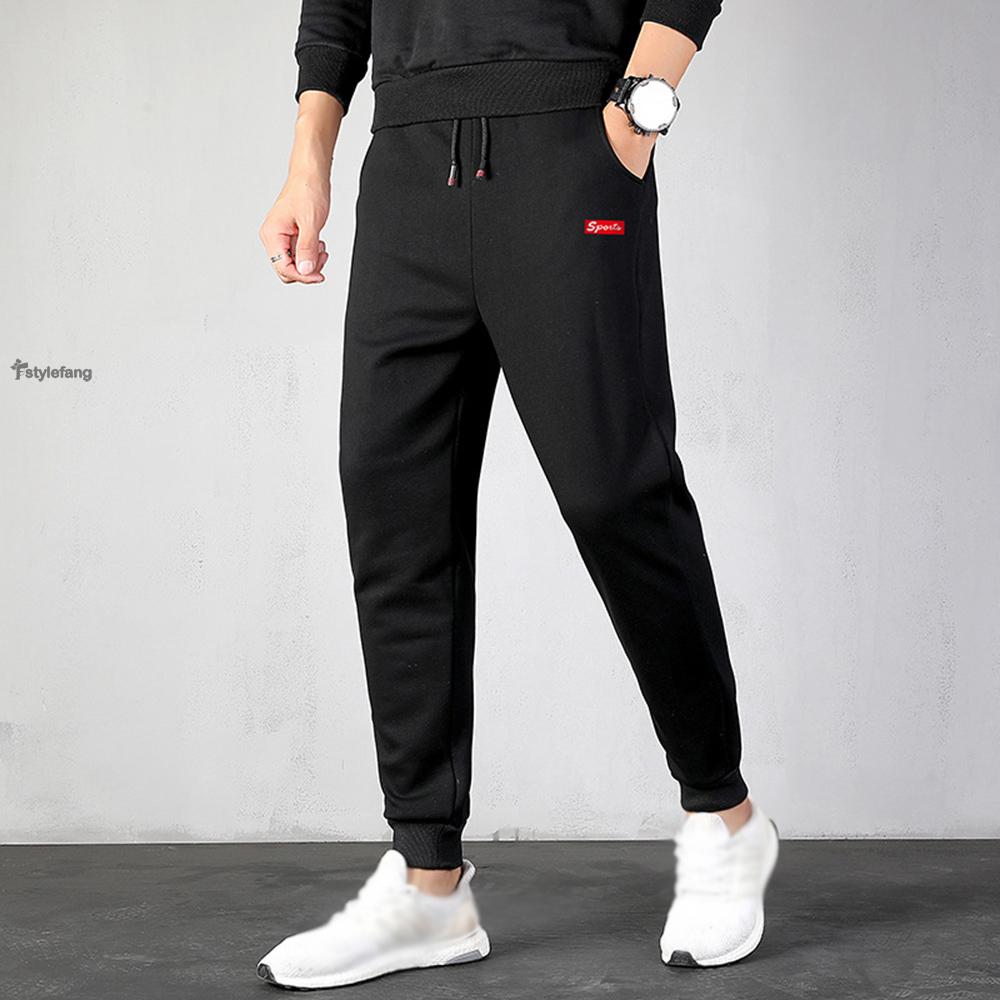 Pants Drawstring Mens Harem pants Running Plus size Warm Thermal Trousers Casual Plush Lined Thick Jogger Sweatpants
