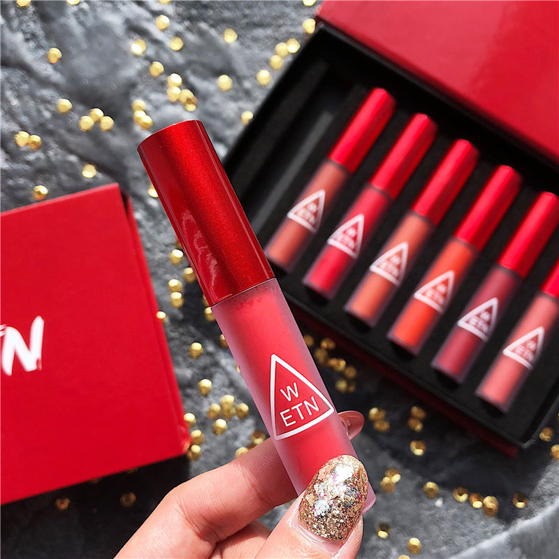 WETN Set 7 cây Son kem lì Lipstick đỏ New York Color | Thế Giới Skin Care