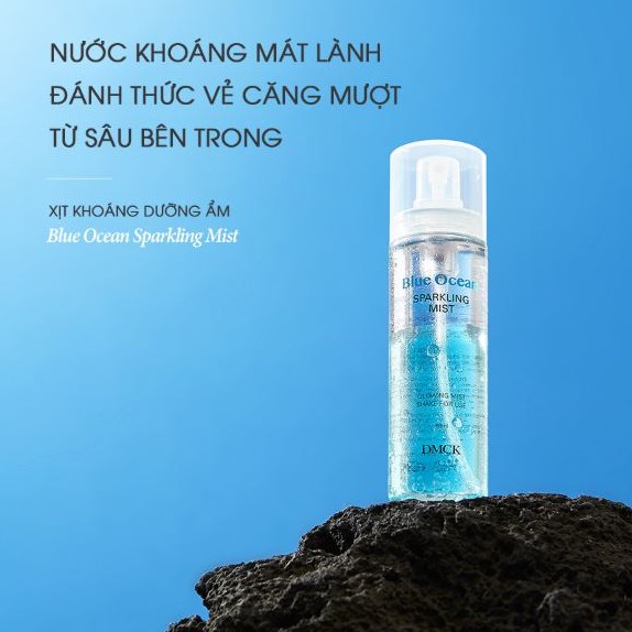 Xịt Khoáng Cấp Ẩm Tức Thì Chiết Xuất Nước Biển Xanh DMCK Blue Ocean Sparkling Mist 80ml | BigBuy360 - bigbuy360.vn