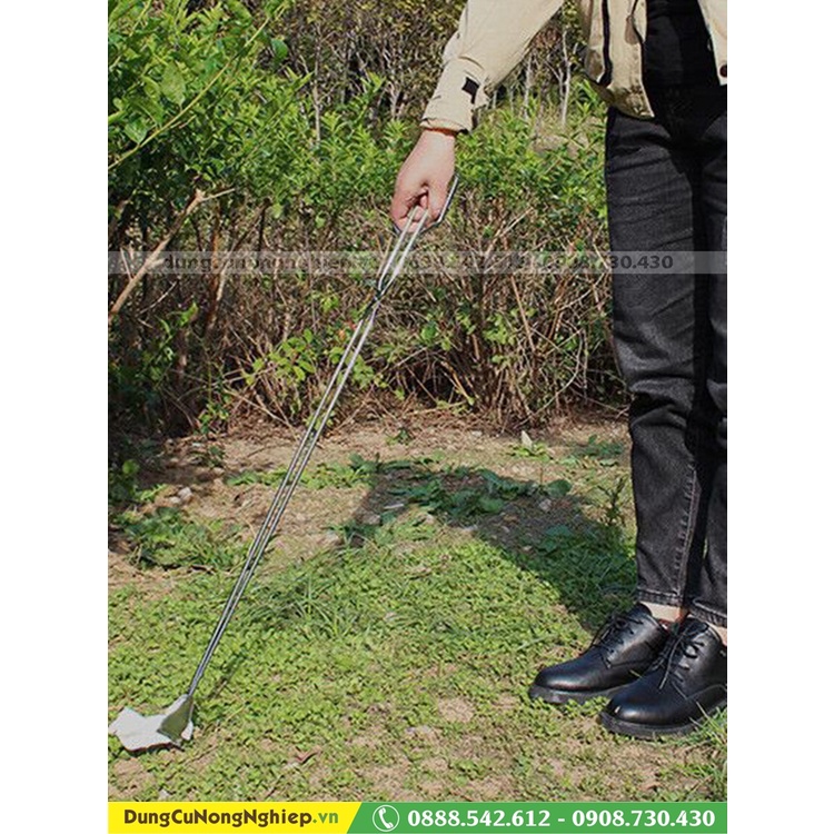 Cây gắp rác vệ sinh dài 70cm dùng nhặt rác nylon chai lọ gấp than đồ vật tầm xa vô cùng tiện lợi