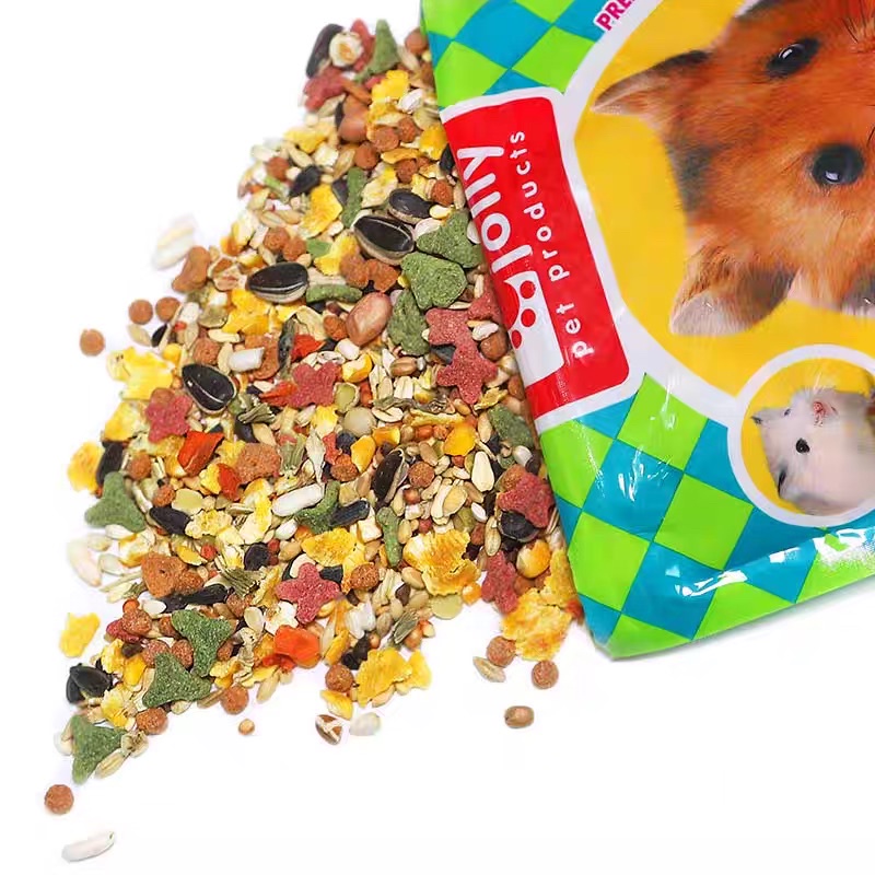 Thức ăn crispy của jolly cho hamster 1kg. Thức ăn ngon cho hamster. Thức ăn hamster jolly 1kg