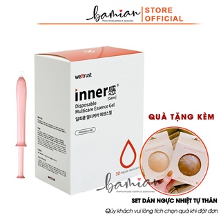 Hộp 30 Ống gel vệ sinh phụ nữ Inner dưỡng hồng se khít sạch phụ khoa [DATE LUÔN MỚI]