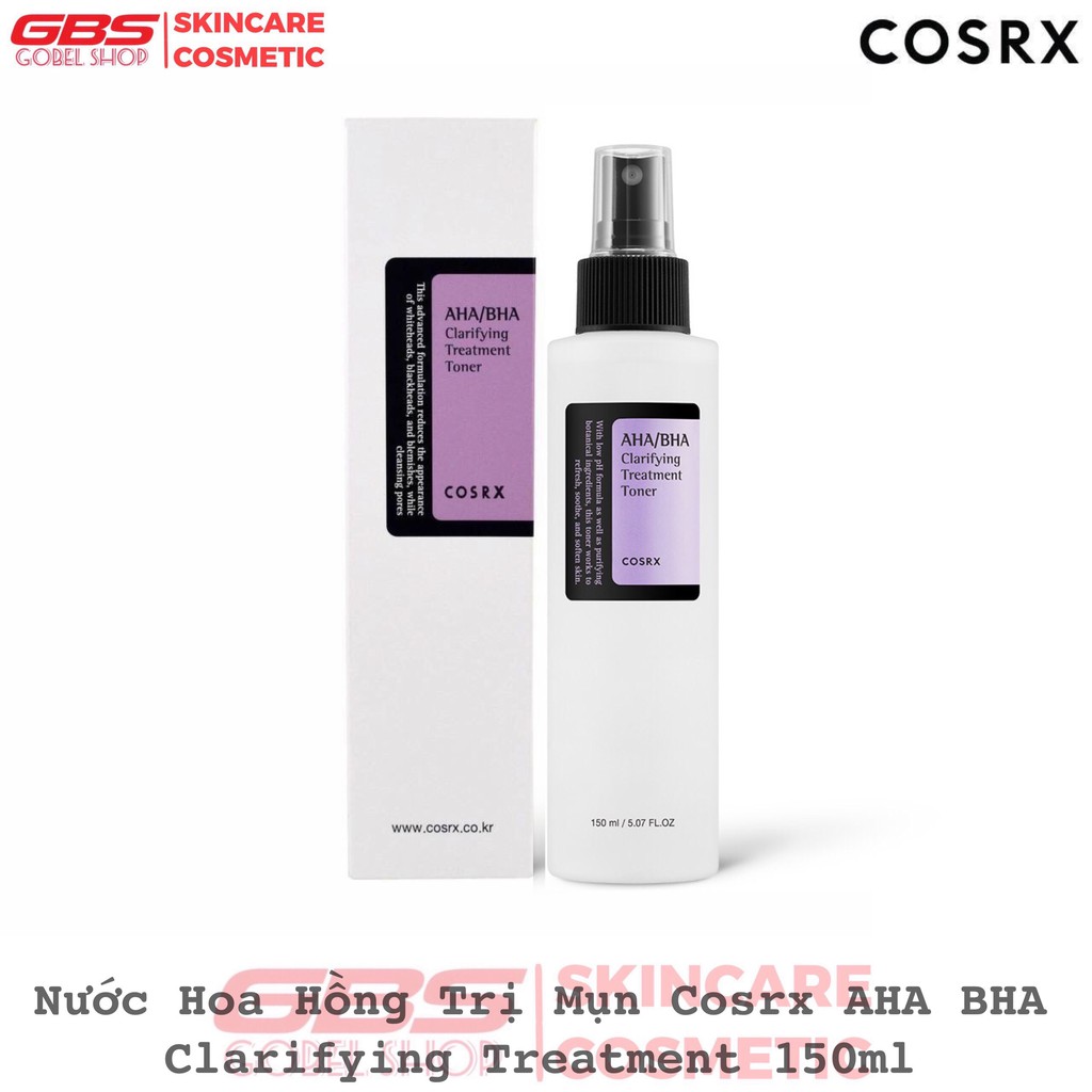 Nước Hoa Hồng Cosrx AHA BHA Clarifying Treatment 150ml