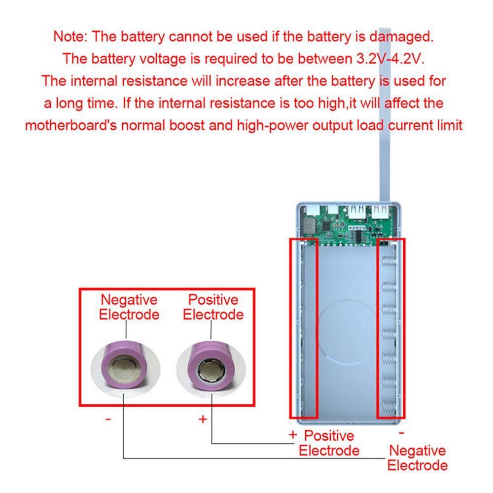 Pin Sạc Dự Phòng BEBETTERM 21 X 18650 Hai Cổng USB Có Đèn LED Giá Đỡ