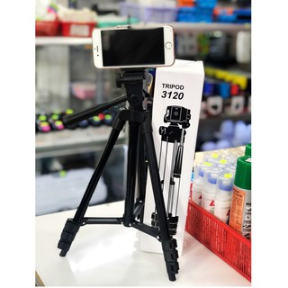 [Giá Rẻ] Tripod TF-3120 Kèm 1 Kẹp Điện Thoại