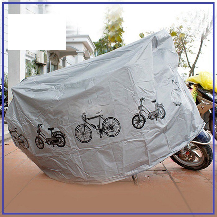 Áo Trùm Chống thấm Nước Xe Máy , xe đạp, xe đạp điện, loại lớn trùm cho xe SH, vespa , Bạt phủ xe chống nắng mưa