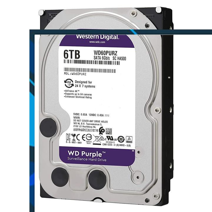 Ổ cứng 3.5 inch Western Digital WD Purple 10TB 8TB 6TB 4TB SATA SD50 SD51 SD52 SD53