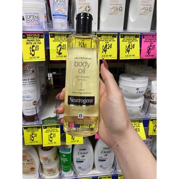 Dầu dưỡng ẩm Netrogena Body Oil 250ml