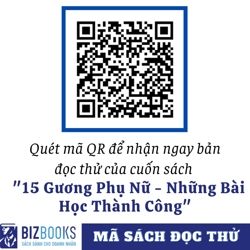 Sách - BIZBOOKS - 15 Gương Phụ Nữ - Những Bài Học Thành Công | BigBuy360 - bigbuy360.vn