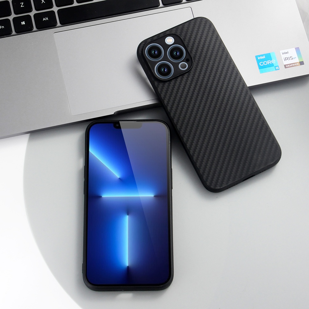 Ốp Điện Thoại Silicon Sợi Carbon Cho iPhone SE 2022 SE2 SE3 14 13 Pro Max 12 Mini 11 5S 6 6S 7 8 Plus XR X XS Max